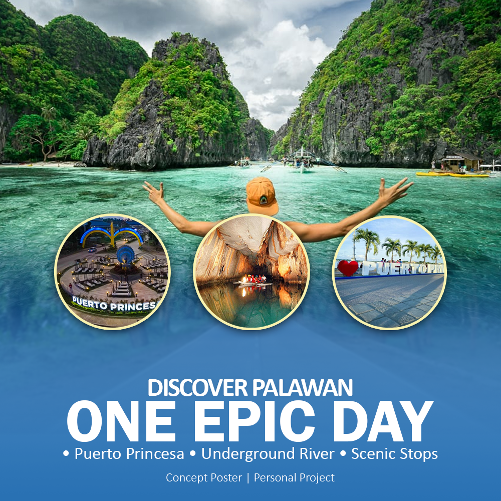 Palawan Travel Poster Design