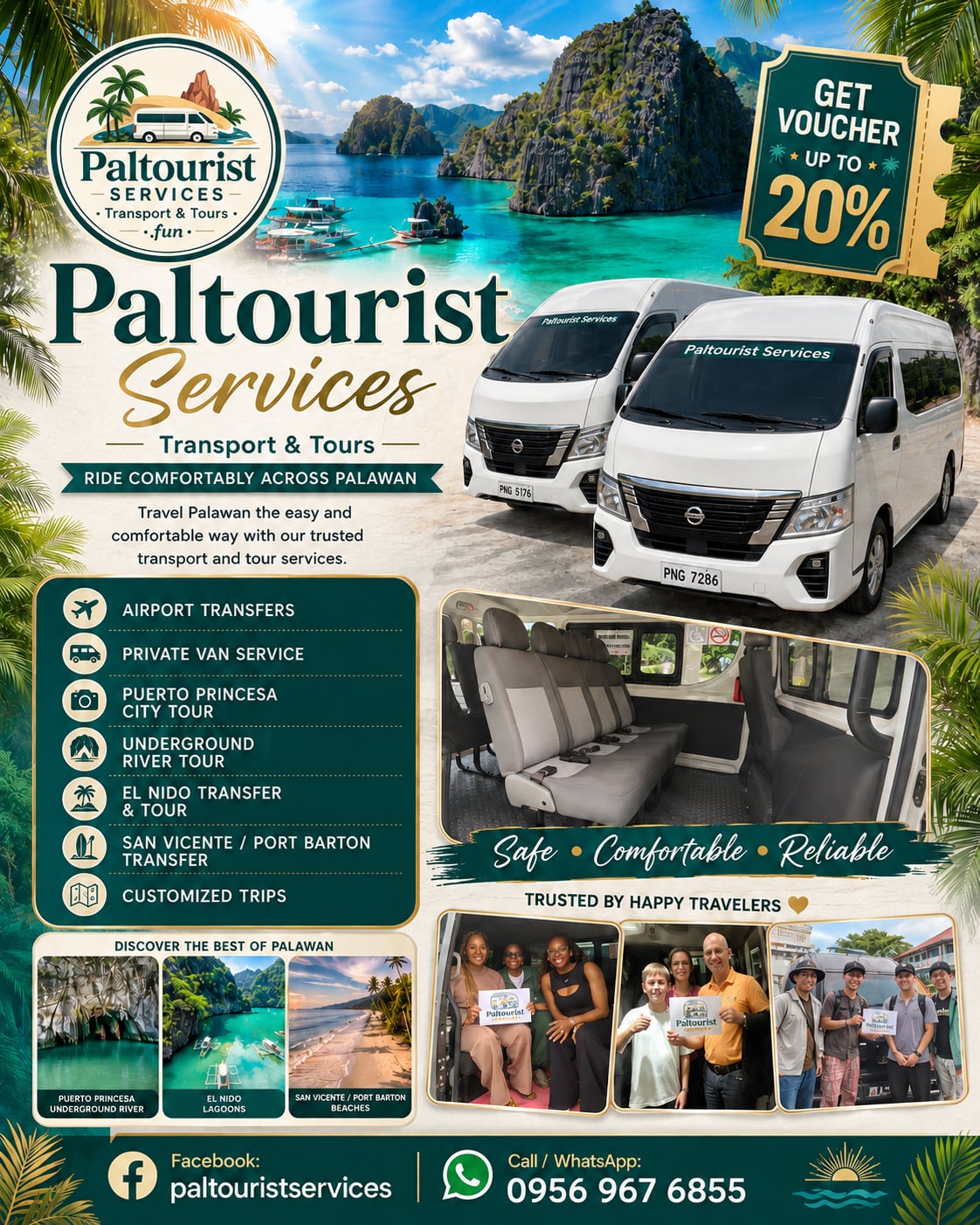 Palawan Transport & Tours Promotional Poster