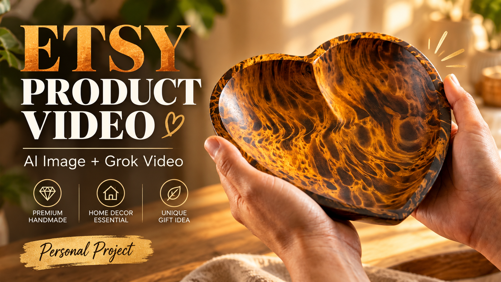 AI-Generated Etsy Product Promo Video